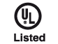UL-Listed UL-Listed