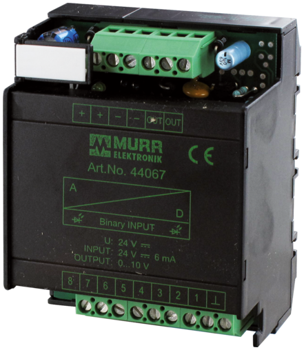 D/A-CONVERTER 8-BIT - OUTPUT 4 ... 20MA 